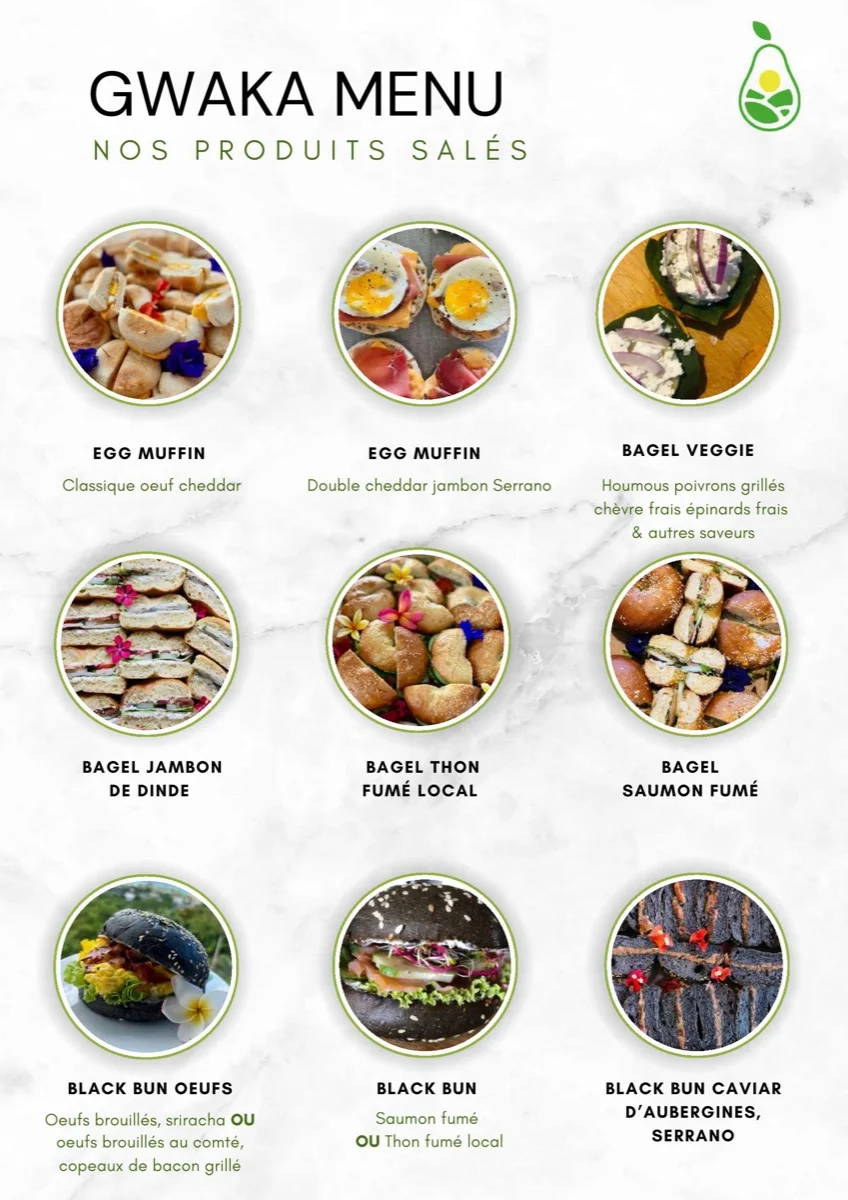 GWAKA Produits Sal&eacute;s - Egg muffins, Bagels, Black buns