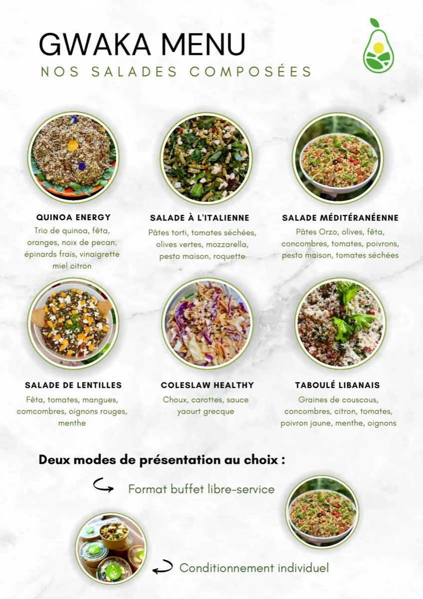 GWAKA Salades Compos&eacute;es