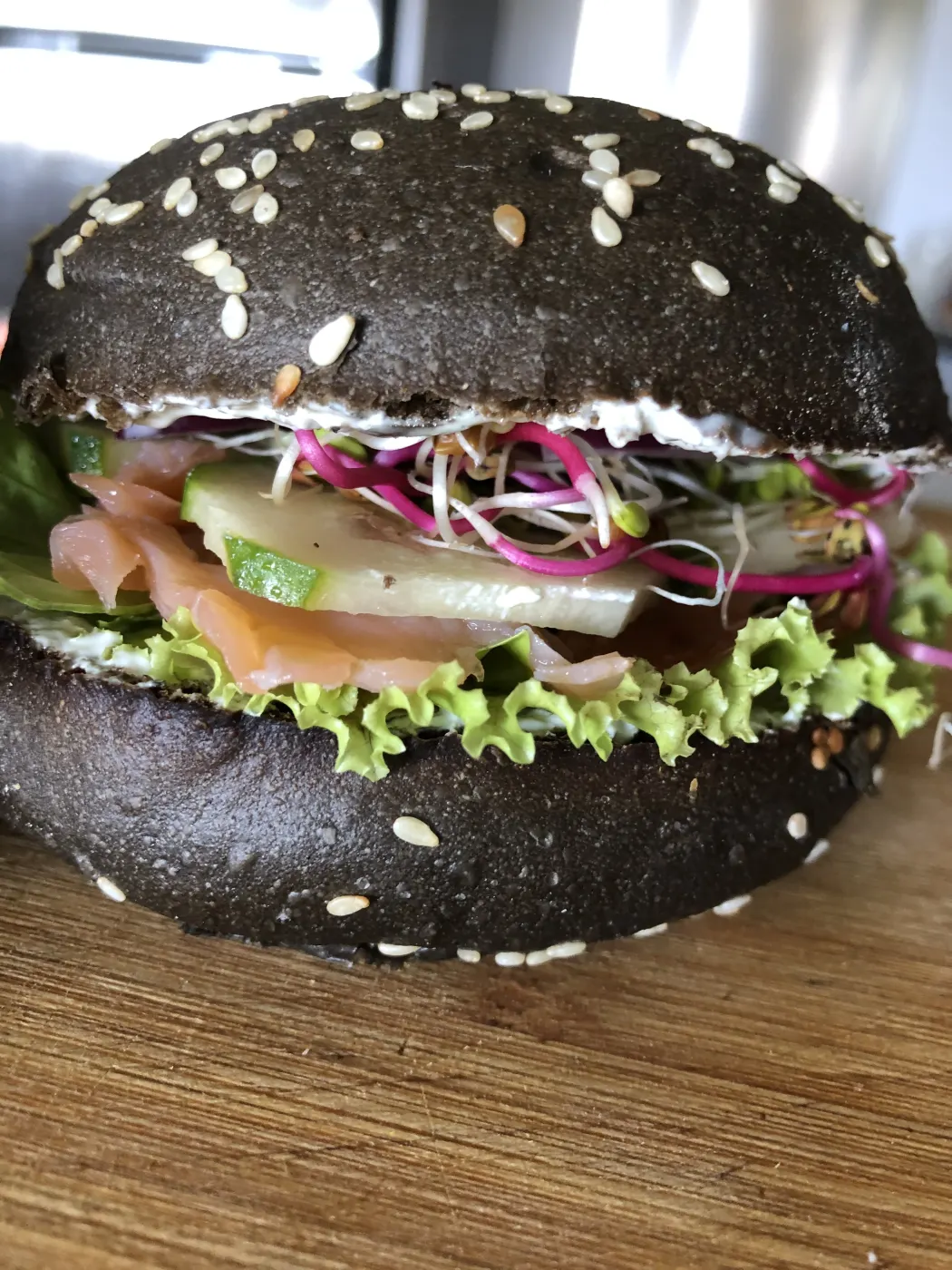 Black Bun au Saumon Fumé