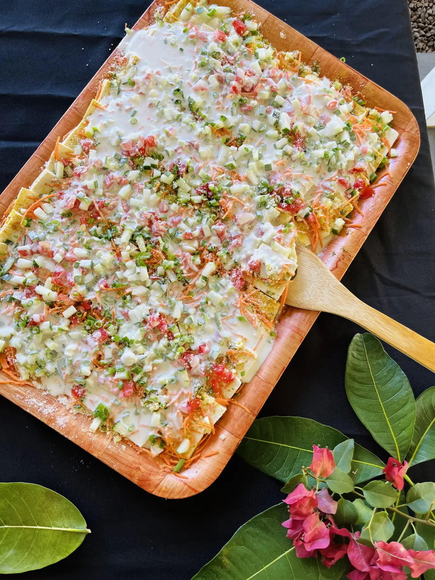 Carpaccio Tofu Curry Lait de Coco