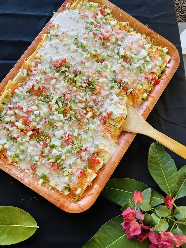 Carpaccio Tofu Curry Lait de Coco