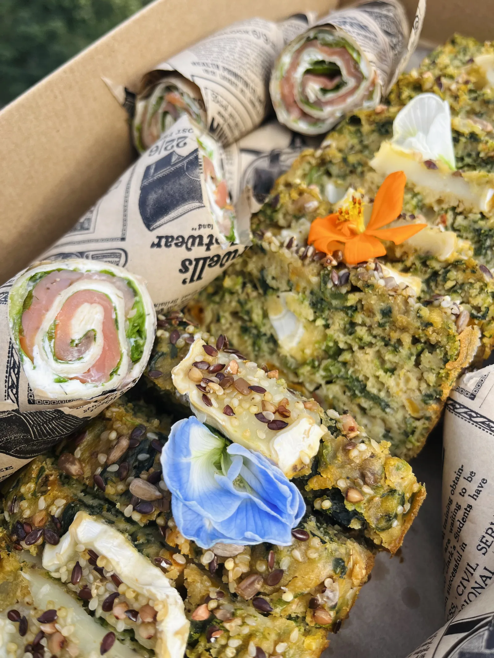 Wraps au Saumon Fumé