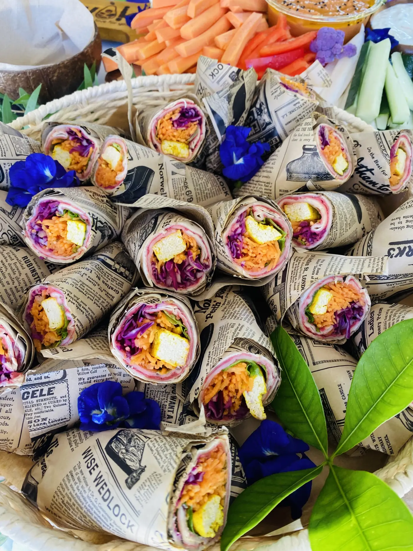 Wraps au Tofu Grillé Curcuma