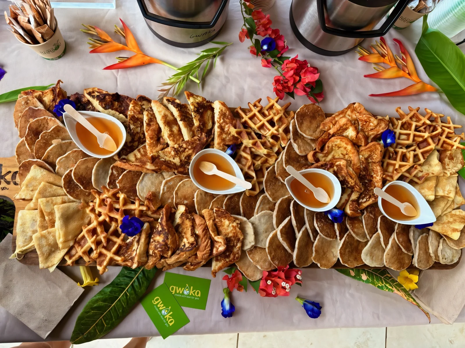 Plateau gaufres et cr&ecirc;pes GWAKA