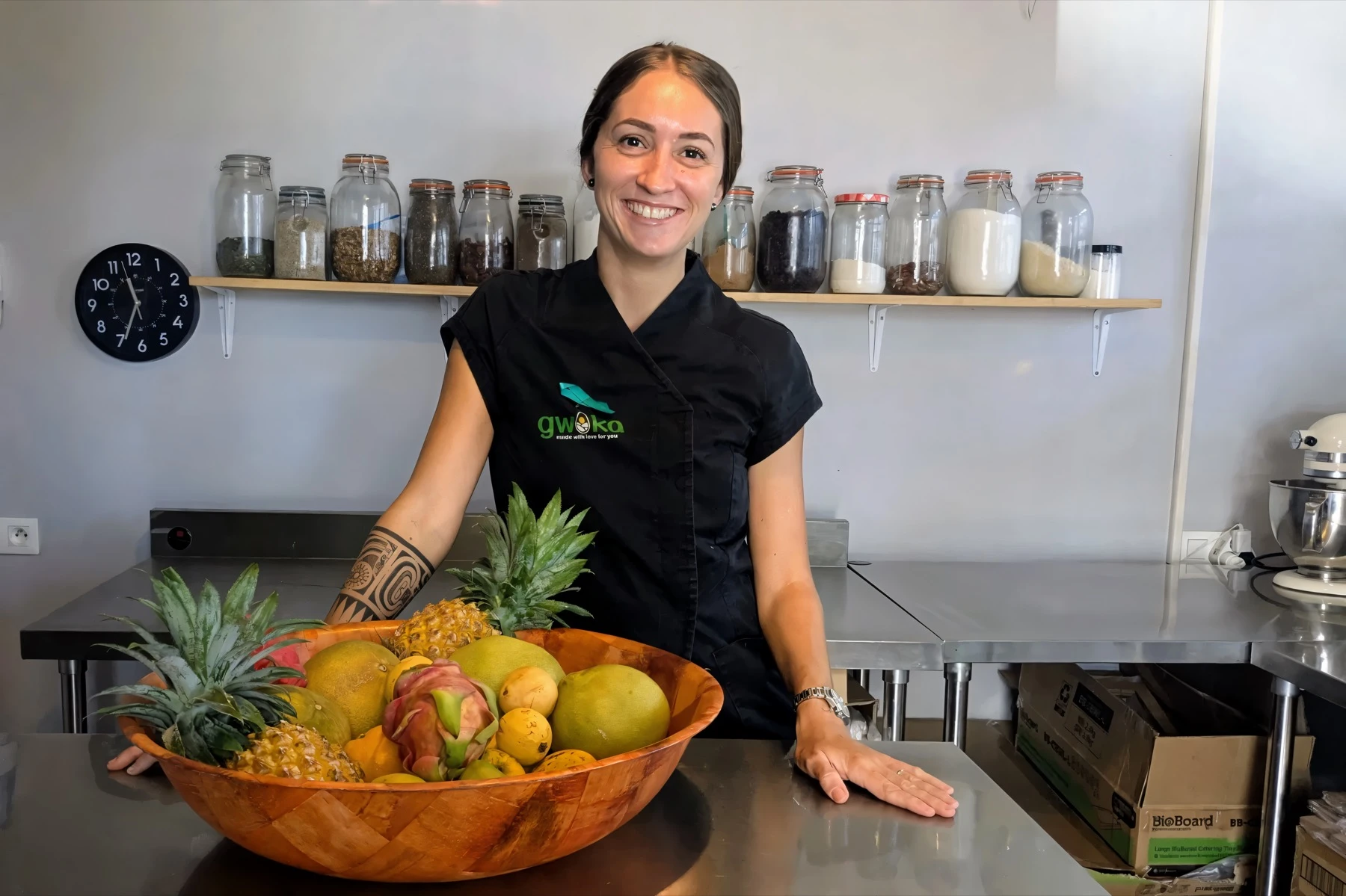 Temehani Hue, fondatrice de GWAKA - Traiteur Brunch & Healthy a Tahiti